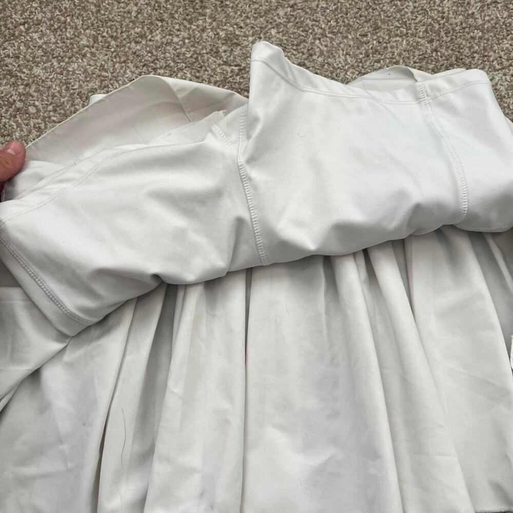 White pleated tennis‎ skort - Picture 4 of 6